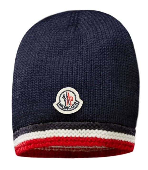 Moncler A9179 Striped Baby Hat