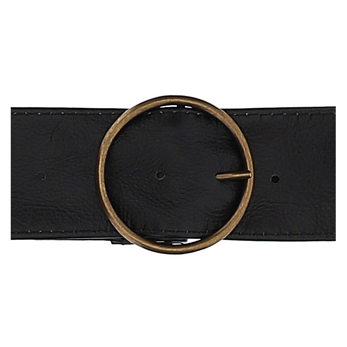 Monnalisa Leather Ring Belt