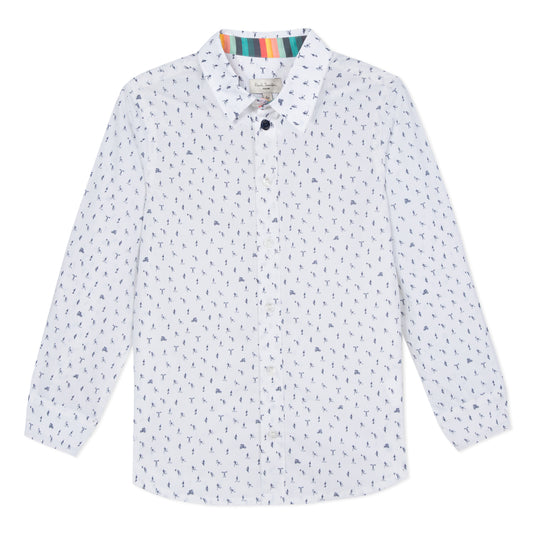 Paul Smith Junior Vernon Patterned Dress Shirt