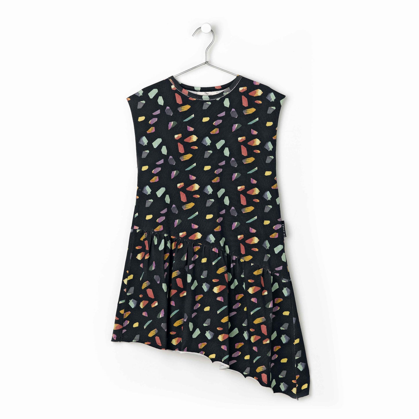 Andorine Asymmetric Print Dress