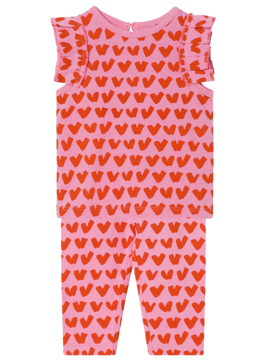 Stella McCartney Baby Girl Heart 2pc Set