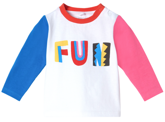 Stella McCartney Color Block "Fun" T-Shirt