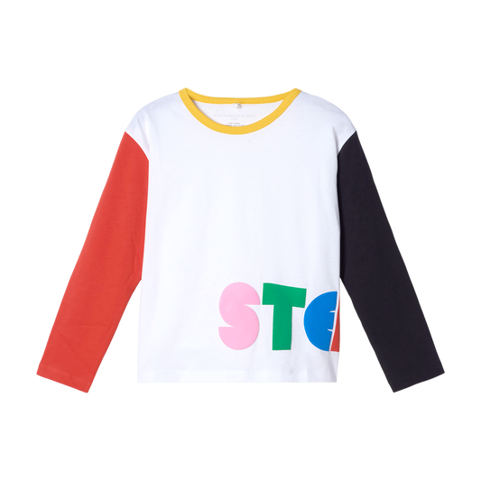 Stella McCartney Logo Color Block T-Shirt