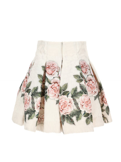 Monnalisa Garden Roses Skirt