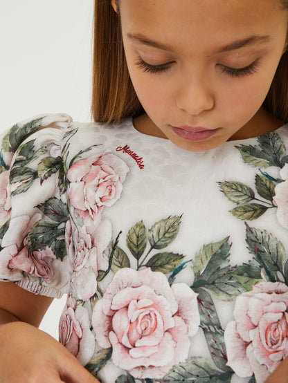 Monnalisa Garden Roses Dress