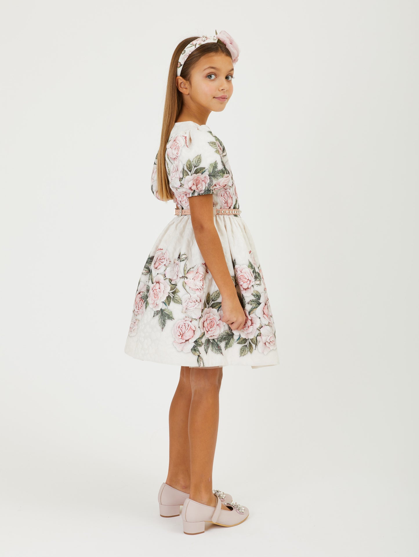 Monnalisa Garden Roses Dress
