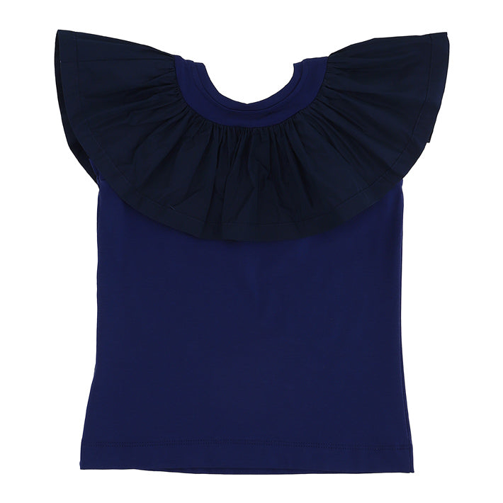 Monnalisa Patty Taffeta Sleeve Top