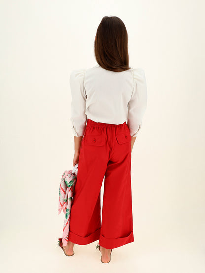 Monnalisa Puff Sleeve Blouse