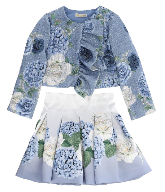 Monnalisa Teen Floral Suit Set