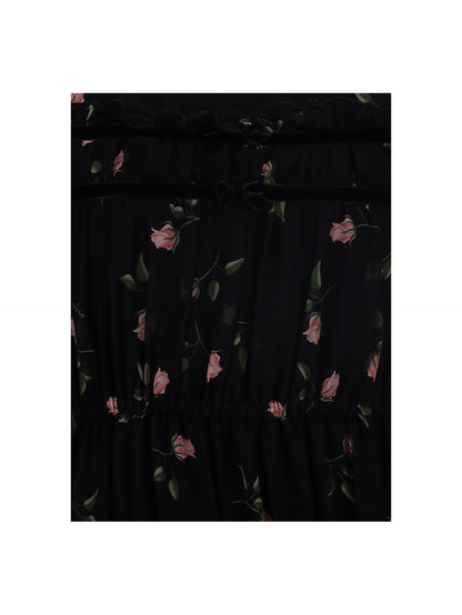 Monnalisa Velvet Ribbons Dress