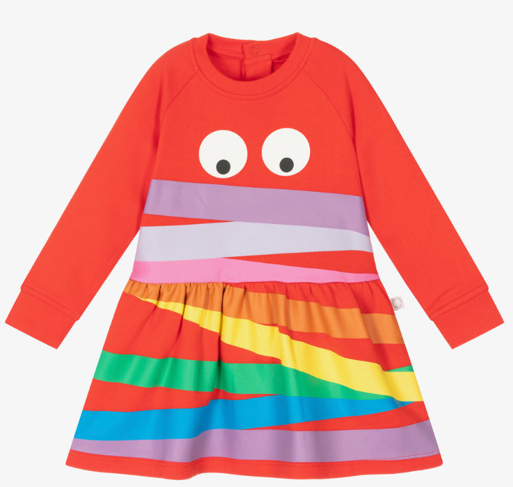 Stella McCartney Baby Girl Dress w/ Rainbow Print