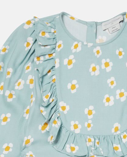 Stella McCartney Daises Dress w/ Frills