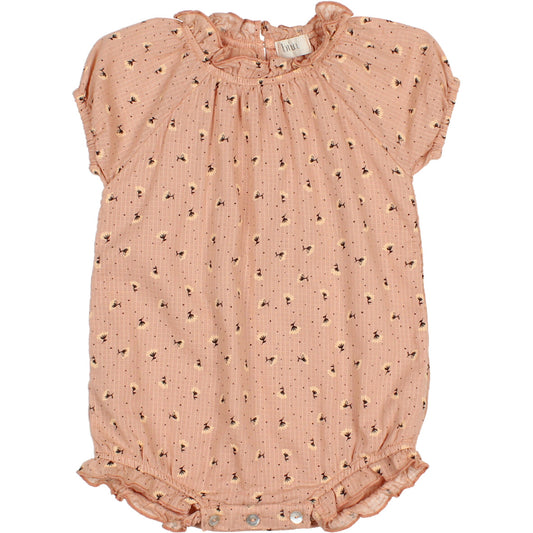 Buho Baby Girl Dot Spring Romper