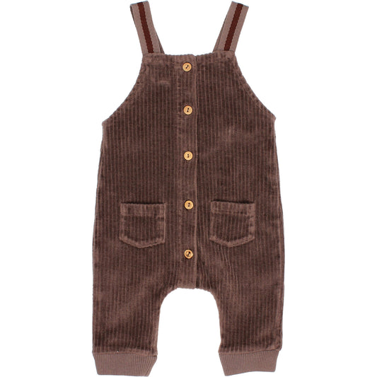 Buho Baby Knit Velour Jumpsuit