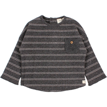Buho Baby Ribbed Striped Outfit Set
