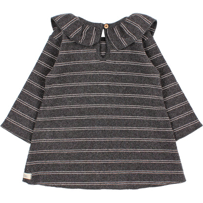 Buho Girls Ribbed Striped Dress