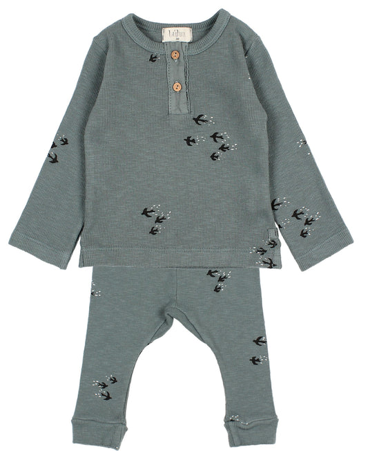 Buho Baby Birds Outfit Set
