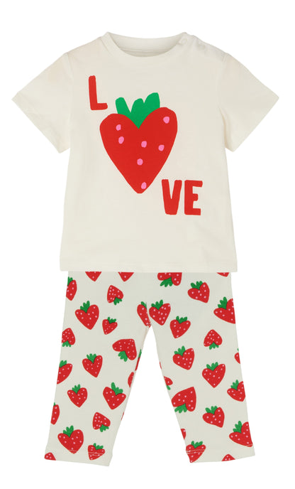 Stella McCartney Baby Girl Strawberry Outfit Set