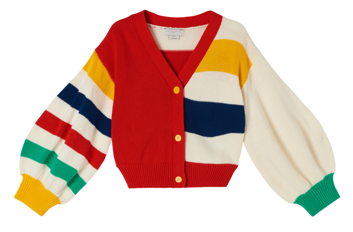 Stella McCartney Girls Striped Knit Cardigan