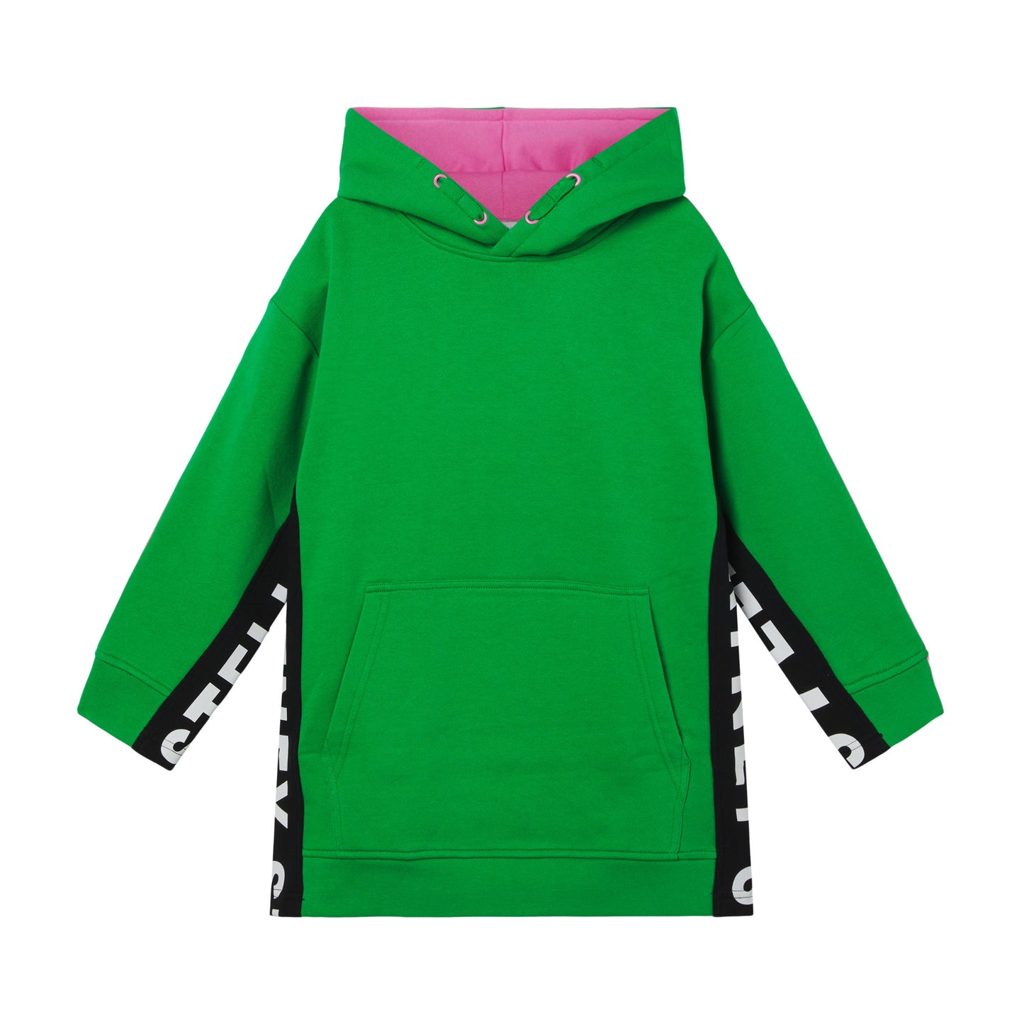 Stella McCartney Hoodie Dress w/ Logo Inserts