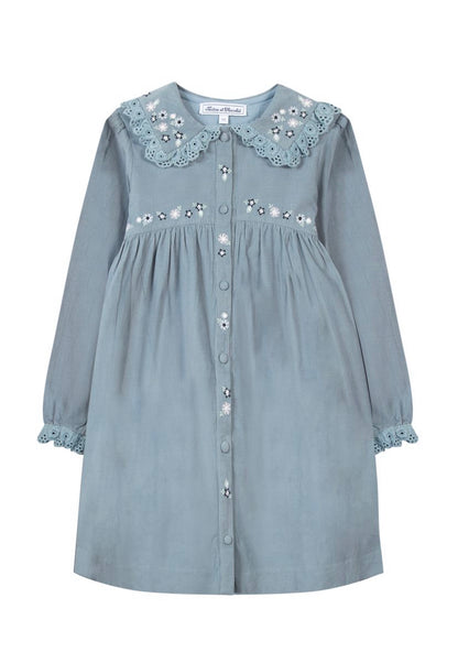 Tartine Cassis Floral Stitch Dress