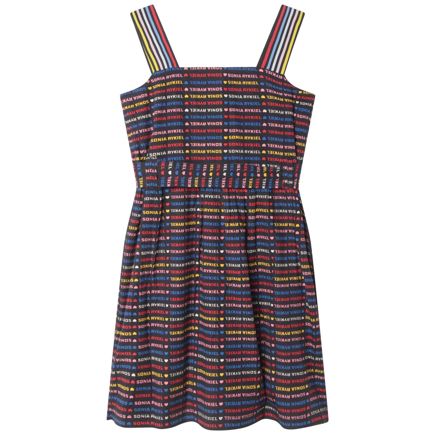 Sonia Rykiel Striped Multicolored Strap Dress