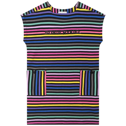 Sonia Rykiel Striped Short Sleeved Dress