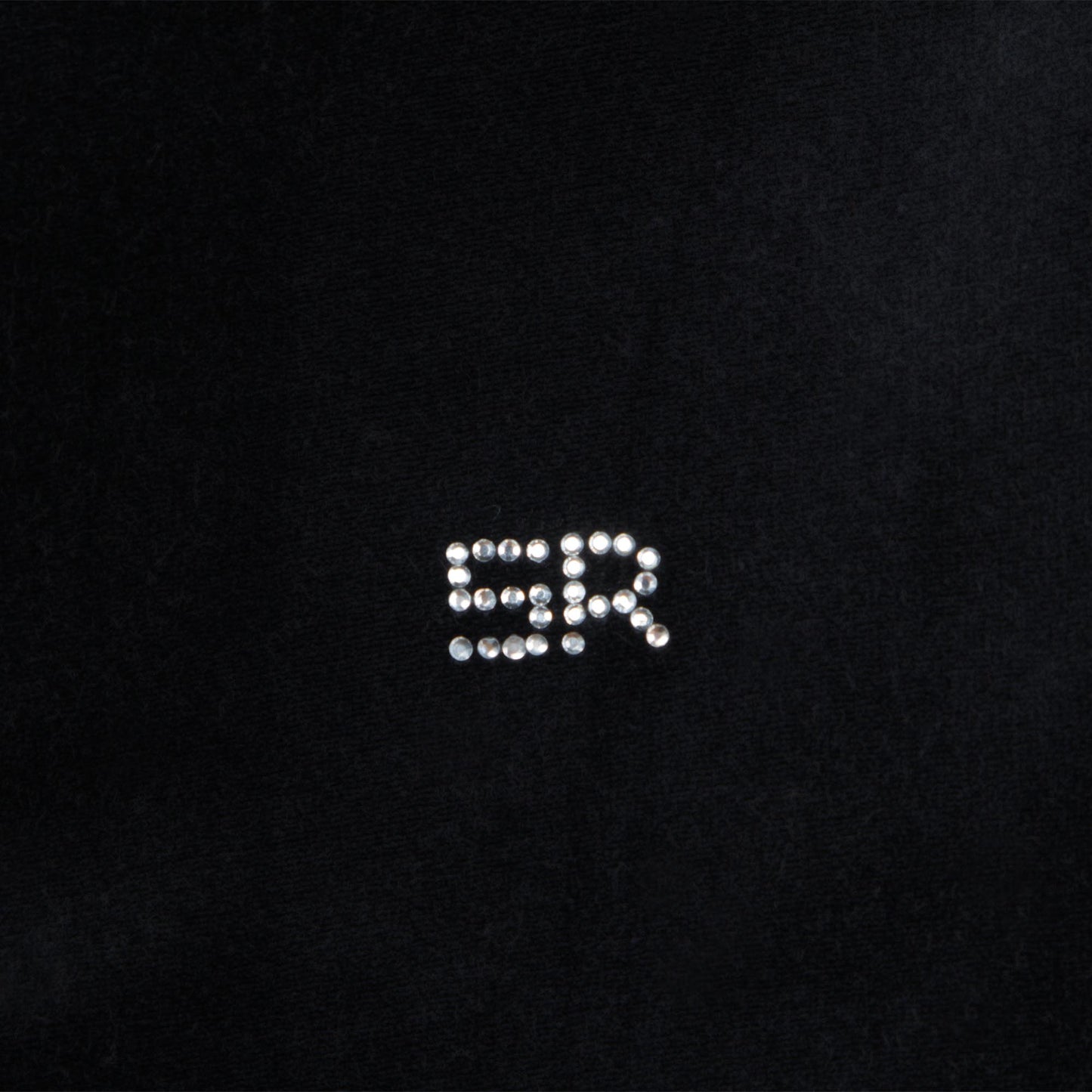 Sonia Rykiel Velvet Hooded Cardigan w/ small 'SR' Graphic