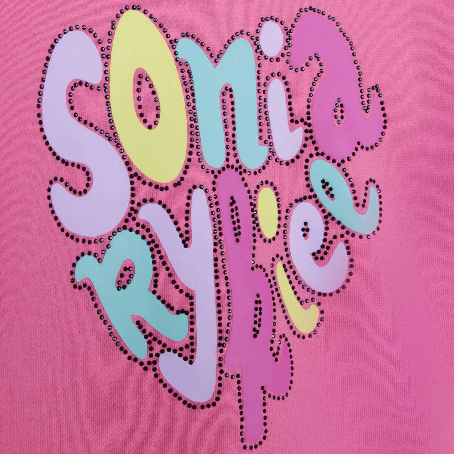 Sonia Rykiel Sweatshirt w/ Heart Shaped Logo Print