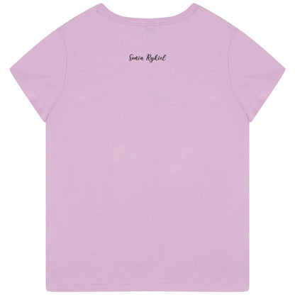 Sonia Rykiel Short Sleeve T-Shirt w/ Umbrella & Drink Graphic