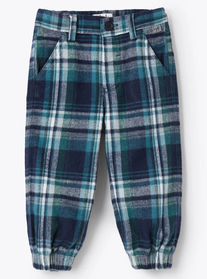 Il Gufo Plaid Flannel Pants