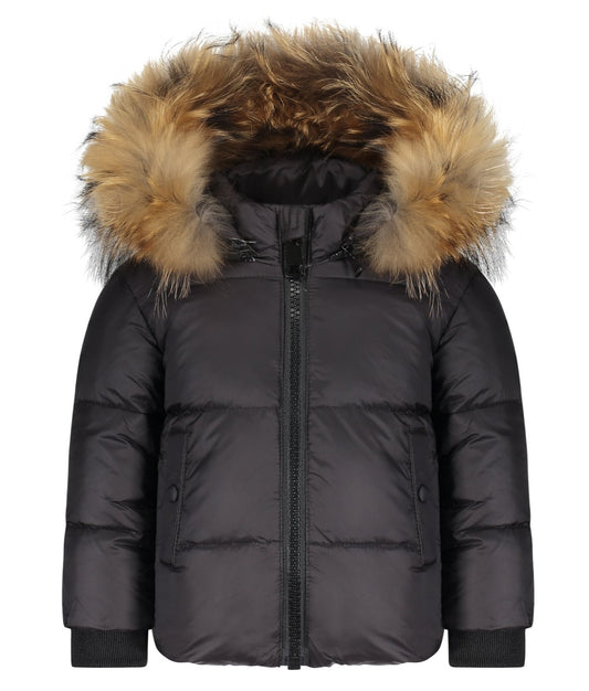 Scotch Bonnet Baby Jacket with Natural Fur