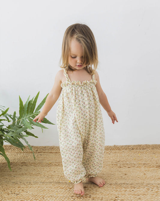 Buho Baby Provence Floral Dungaree