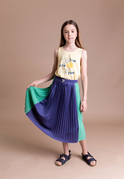 Barn of Monkeys BOM18040 Pleated Midi Skirt
