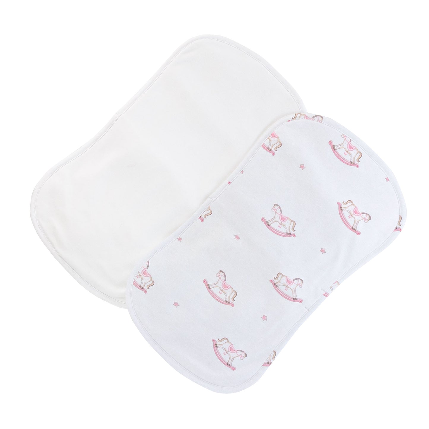 Baby Club Chic Rocking Horse Burp Cloth Set