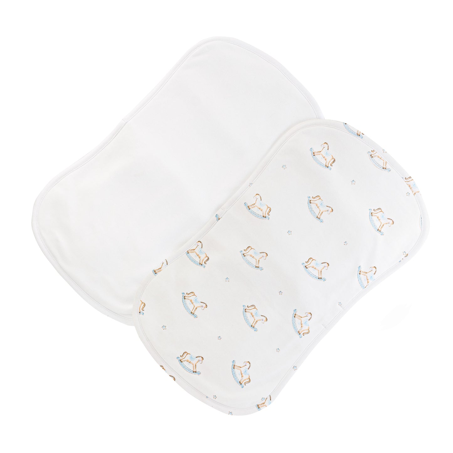 Baby Club Chic Rocking Horse Burp Cloth Set