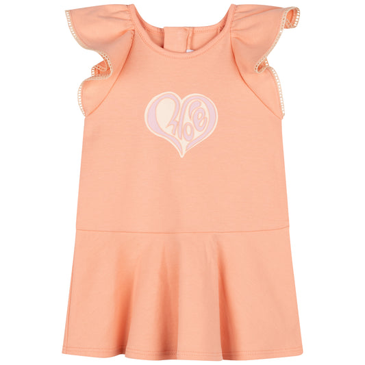 Chloe Short Sleeve Heart Dress