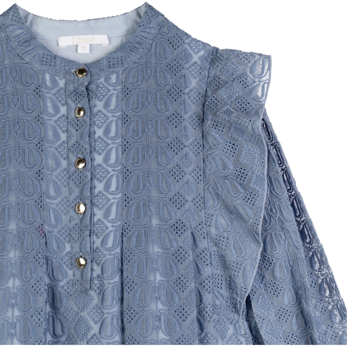 Chloe Art Deco Ruffles Dress