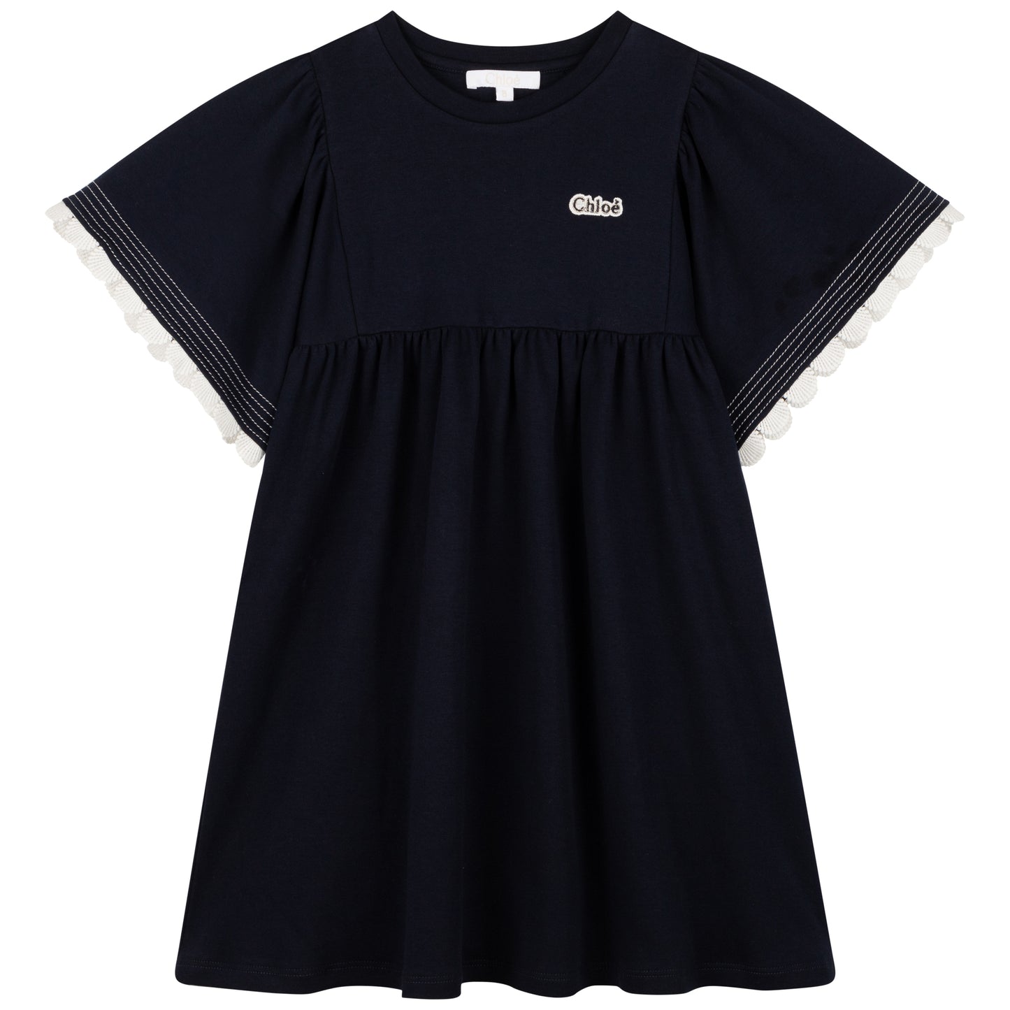 Chloe Girls Lace Sleeve Dress