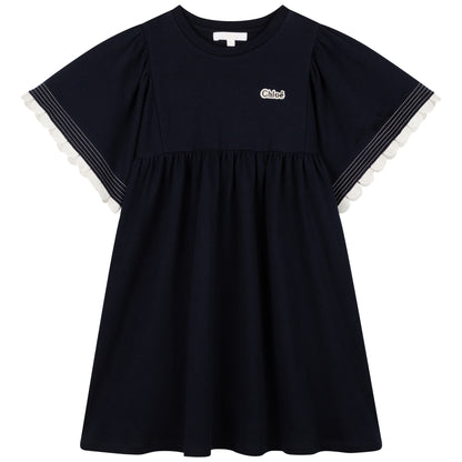 Chloe Girls Lace Sleeve Dress