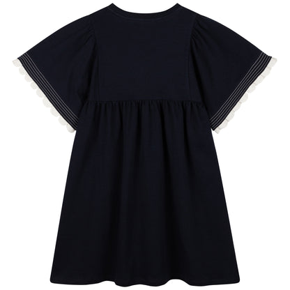 Chloe Girls Lace Sleeve Dress