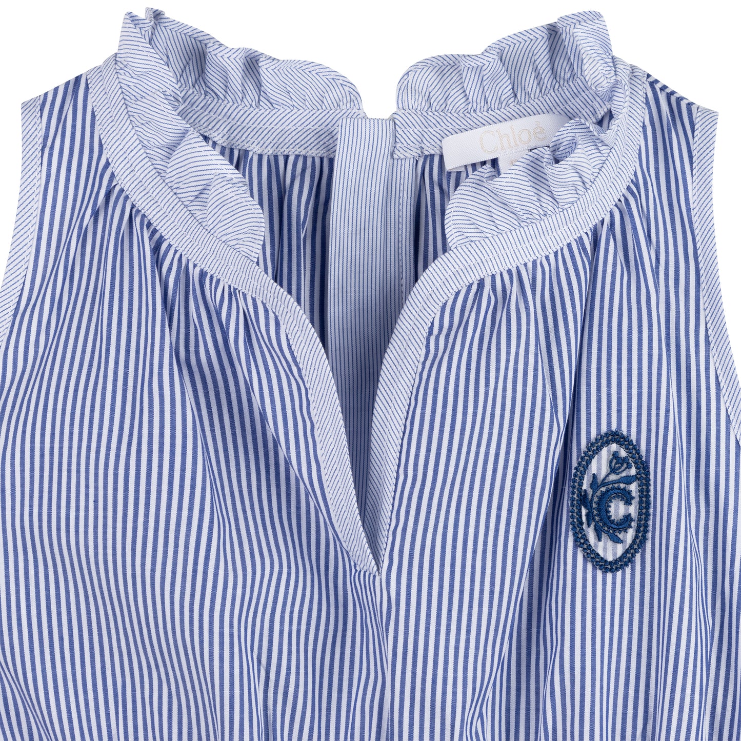 Chloe Girls Pin Striped Sleeveless Dress