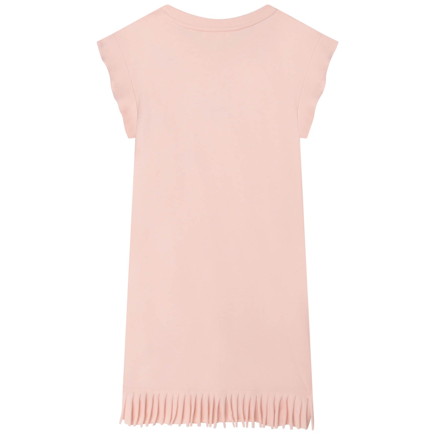 Chloe Sleeveless Dress w/ Front Logo & Hem Detail