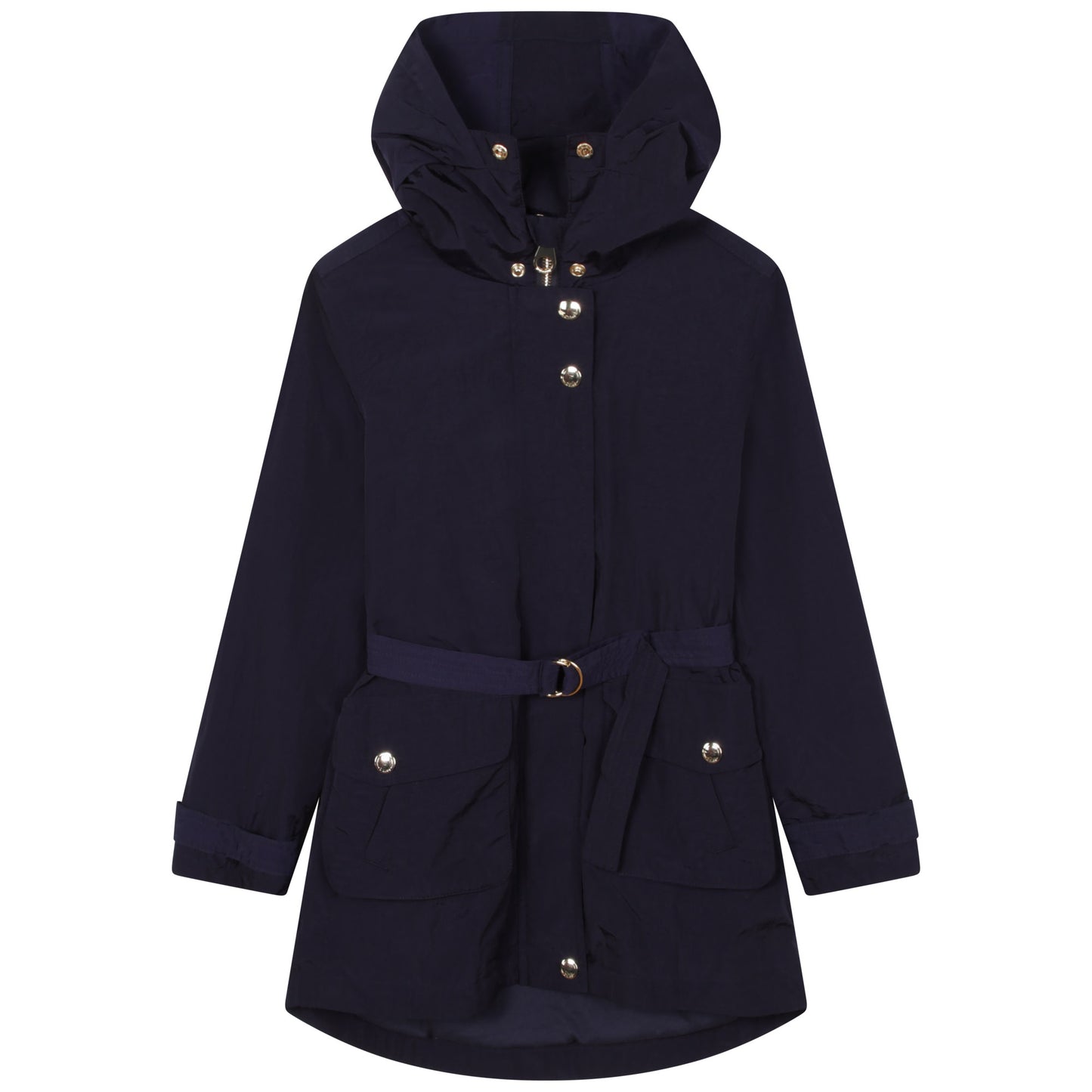 Chloe LS Hooded Windbreaker w/ Belt