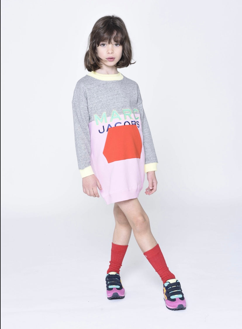The Marc Jacobs Colorblock Front Pocket Dress