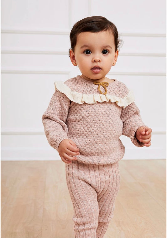 Tun Tun Baby Adrianne Ruffled Sweater Set