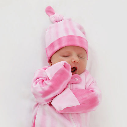 Noomie Gradient Tie Dye Zipper Footie