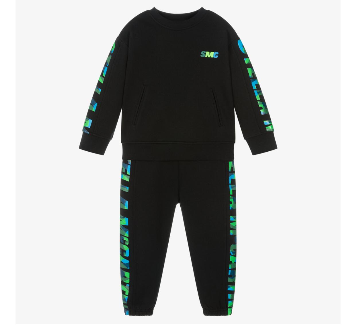 Stella McCartney Boys Active Track Suit w/ SMC Print