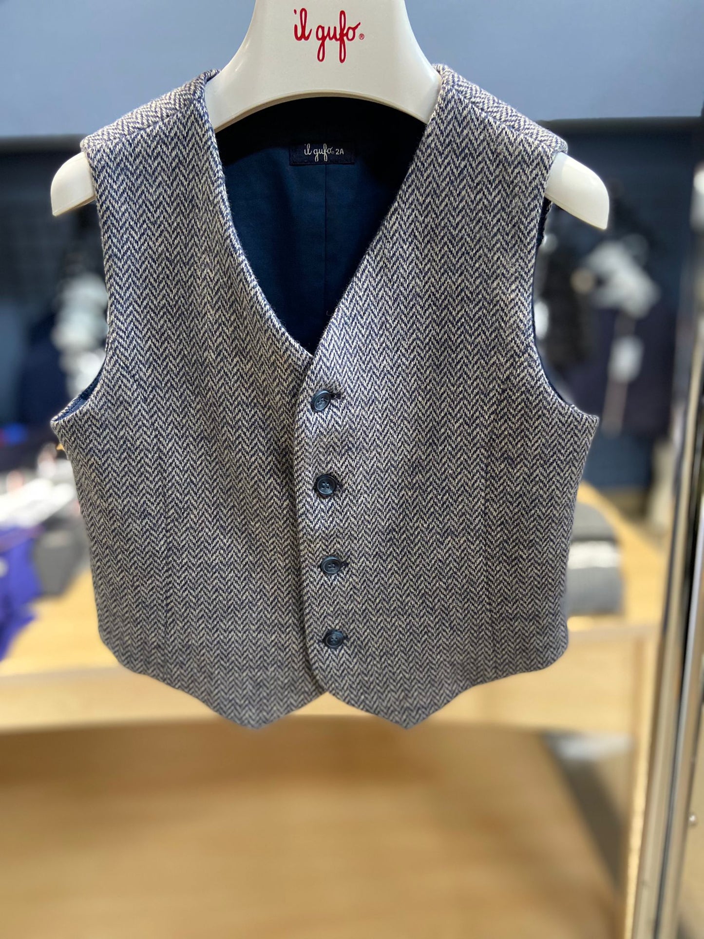 Il Gufo Boys 2Pc Herringbone Outfit