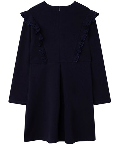 Chloe Milano LS Flounce Dress